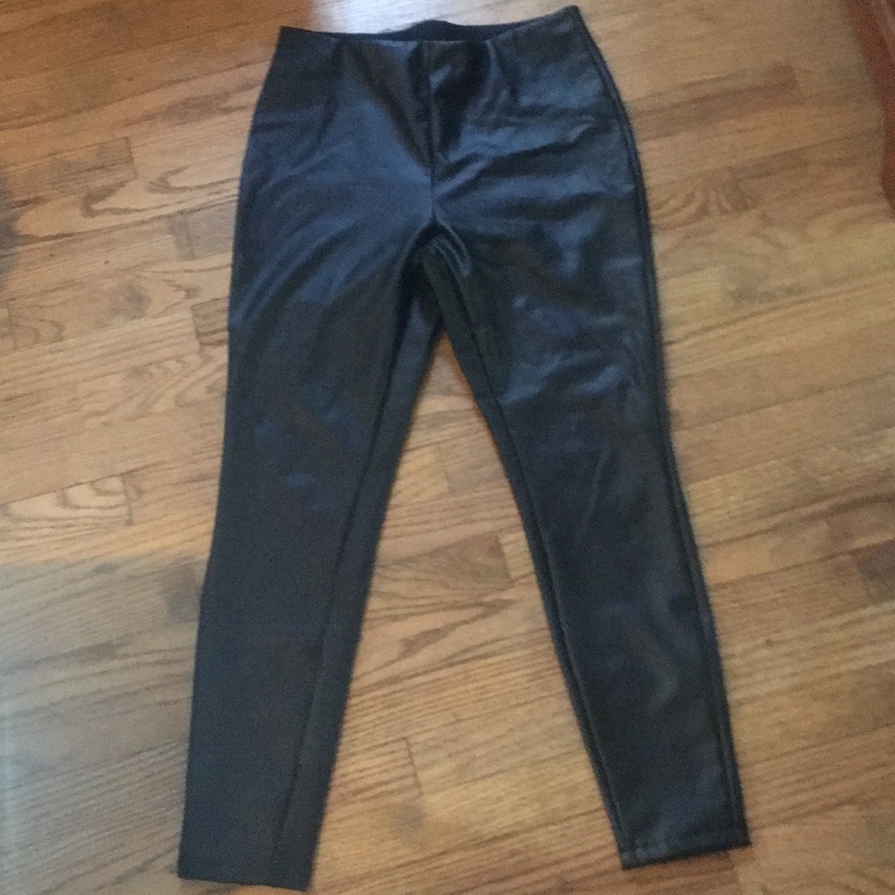 BN a new day High Waist Faux Leather Comfy Legging